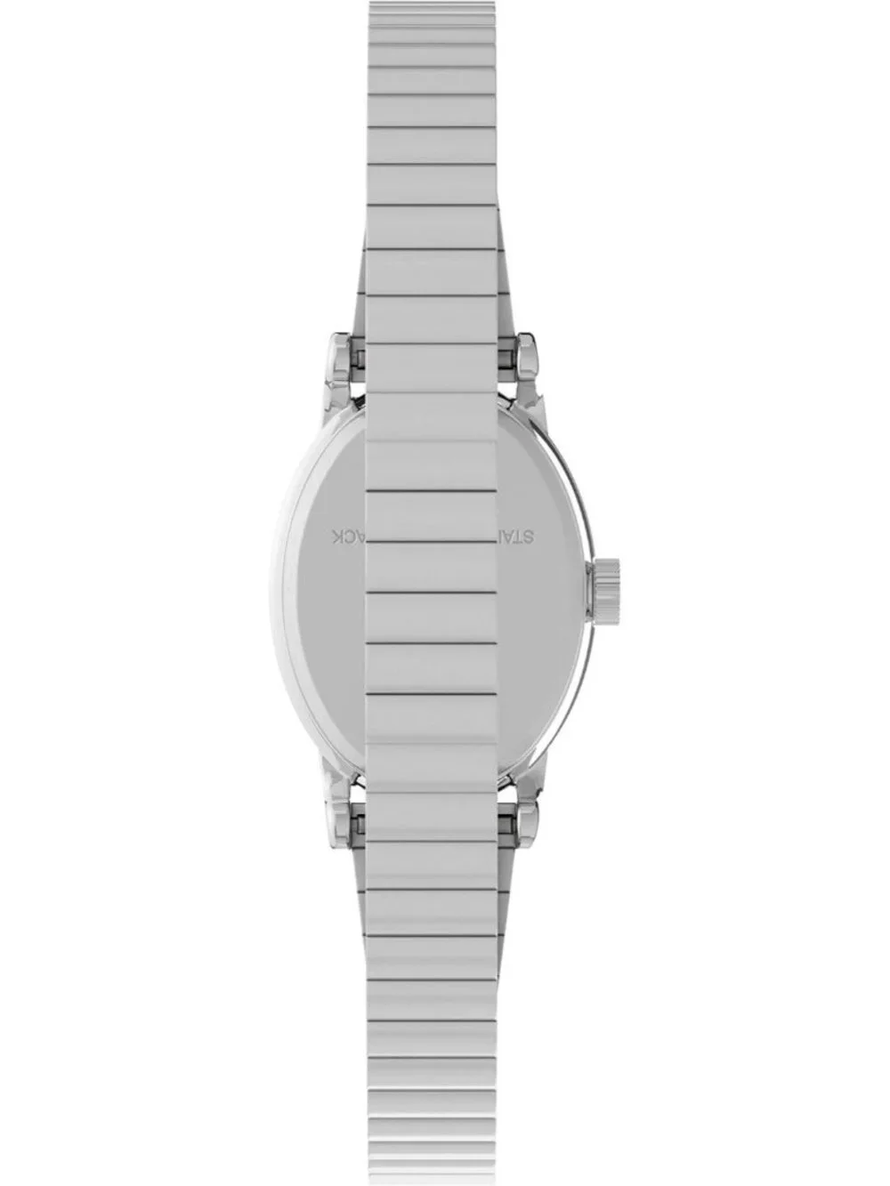 Women's Silver Tone White Crystal Dial Cavatina Classic Elegant Wrist Watch